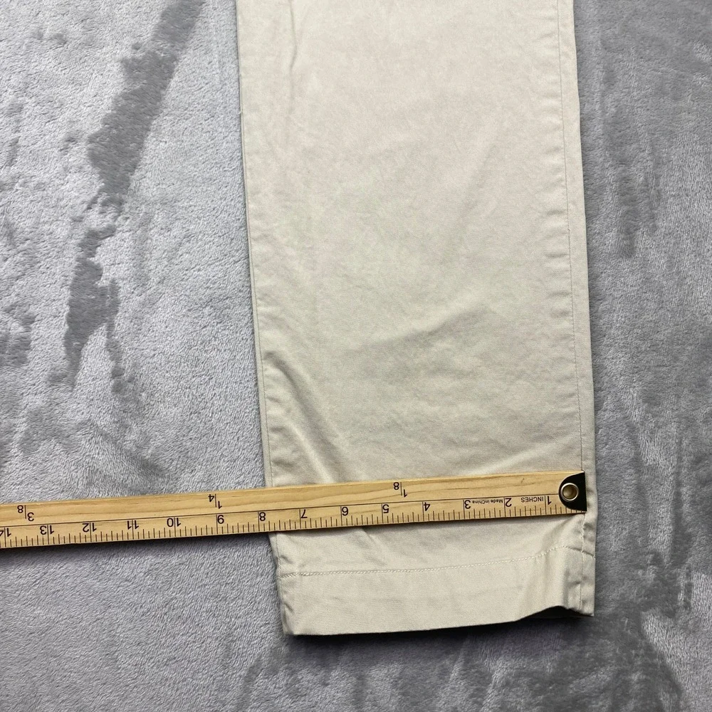 Polo Ralph Lauren Men Sz 36 Khaki Stretch‎ Straight Fit Chino Pants Tan Preppy